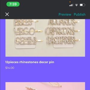 Barrettes,sandals , bracelets and purse